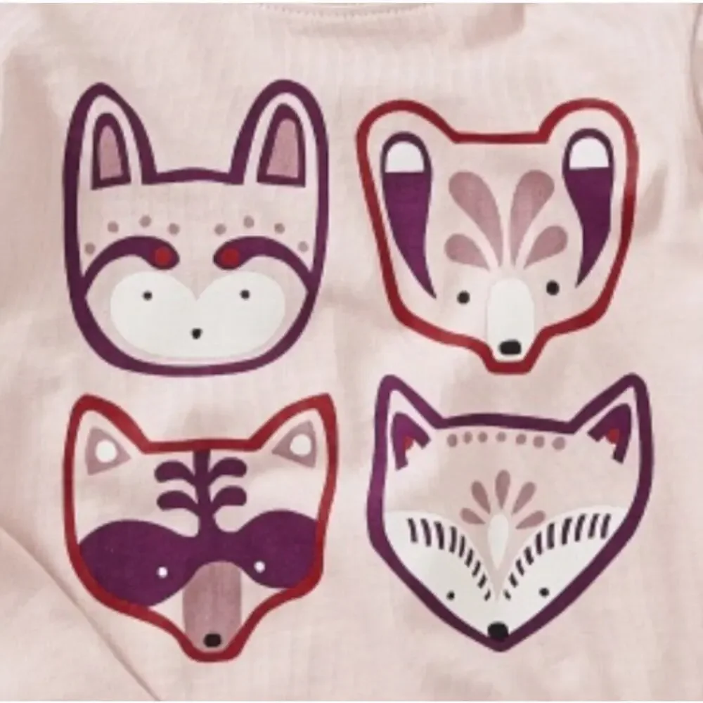 🆕 Tea Collection NWT Darling Critters Twirl Tee. 3-6 Months.